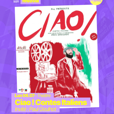 RAJE fait son festival - « Ciao ! Contes Italiens » - 06.07.2026
